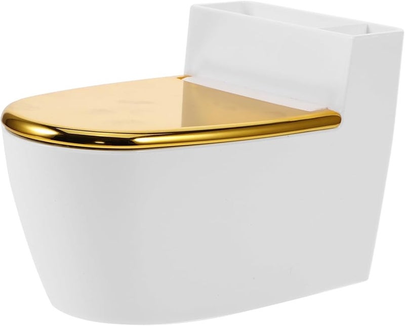 Wall Mounted Toilet Shaped Ashtray With Lid Indoor Decorative Smoking Holder For Bathroom - Image 1